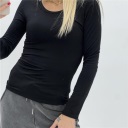 maglia in viscosa elasticizzata felpata